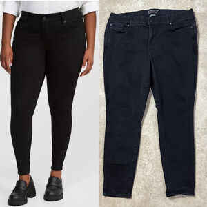 Torrid Bombshell Skinny Black Jeans Women’s Plus Size 22R High Rise